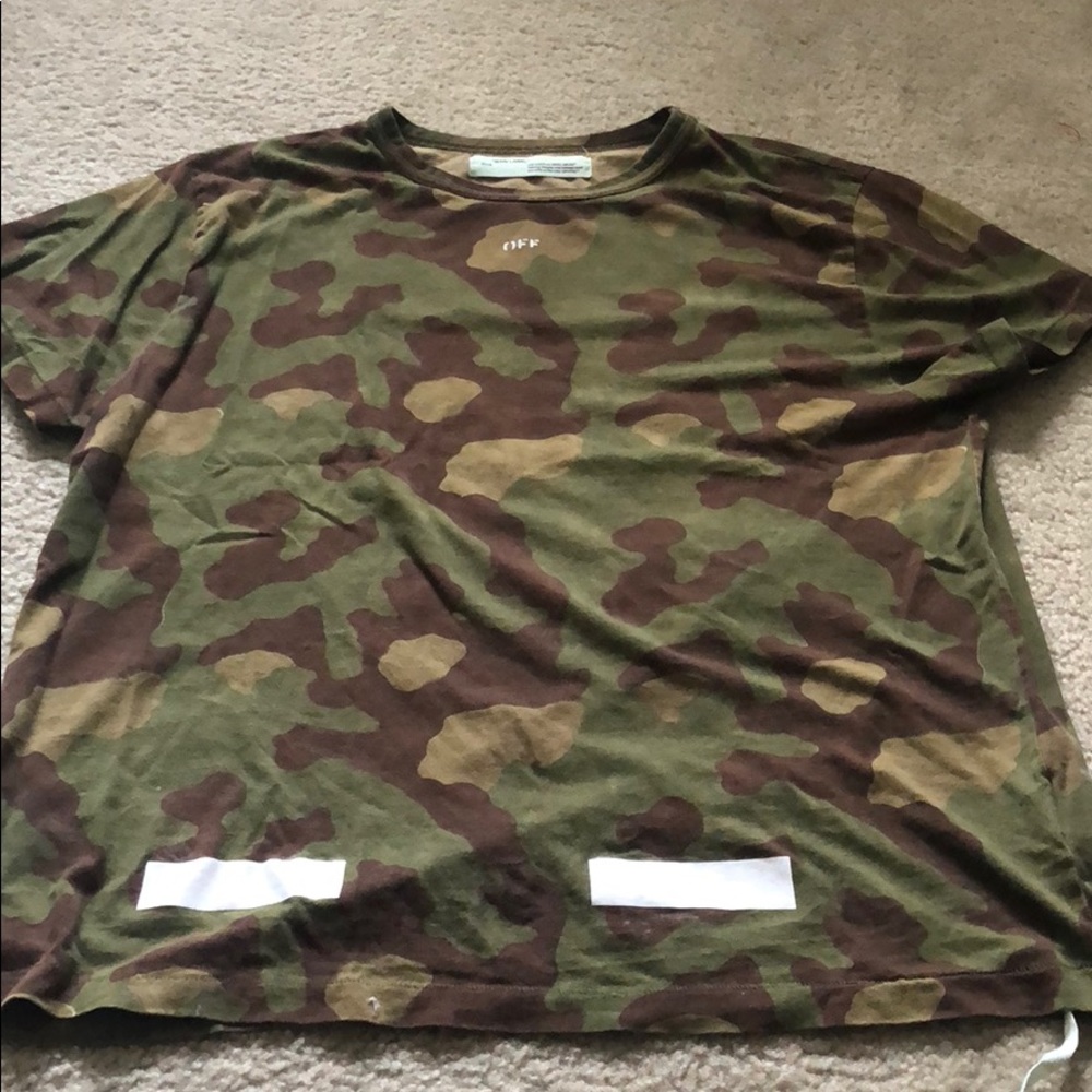 Off White Camo Seeing Things Drop